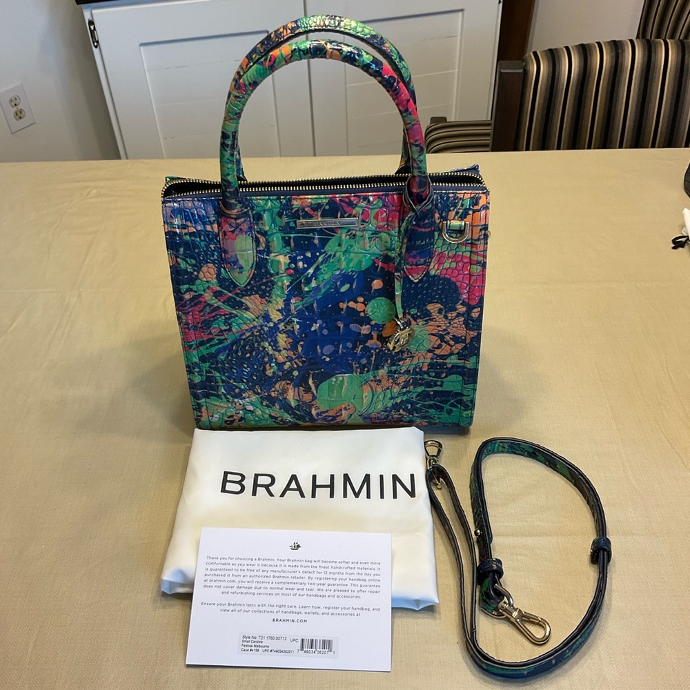 Brahmin Small Caroline Festival Melbourne Satchel